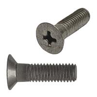 FPMSF0101116PPT #10-32 x 11/16" Flat Head, Phillips. (PT), Machine Screw, Fine, Plain